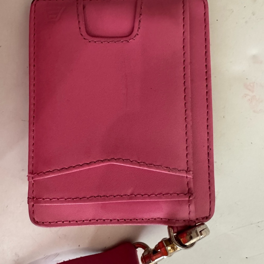 Pink Leather Wallet